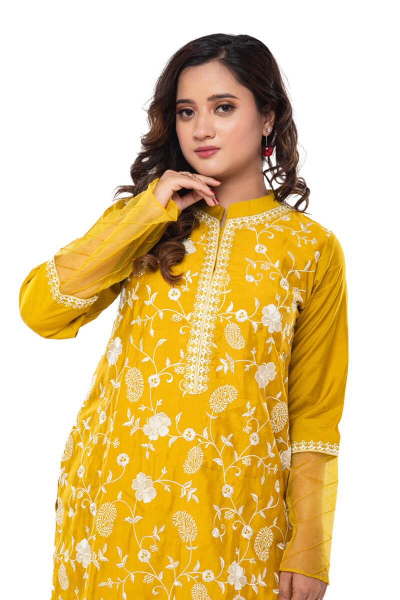 Roman silk kurta pant with duppata LBA-050 - Image 2