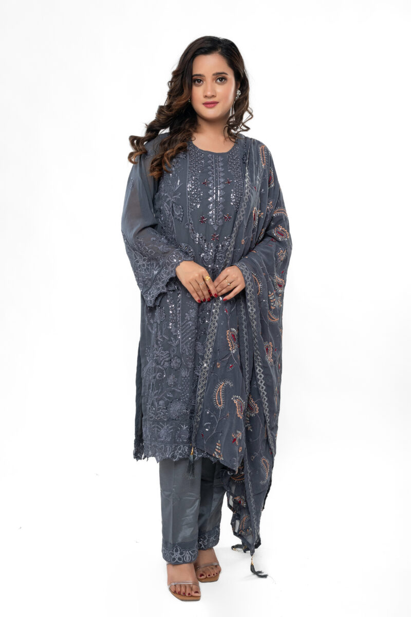 Pakistani-style Georgette Kurti Set by label by anusha