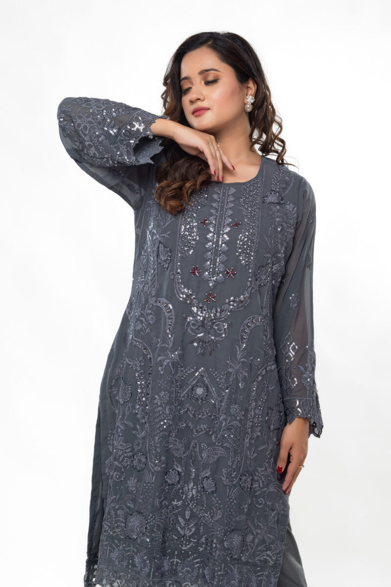 Pakistani-style Georgette Kurti Set by label by anusha