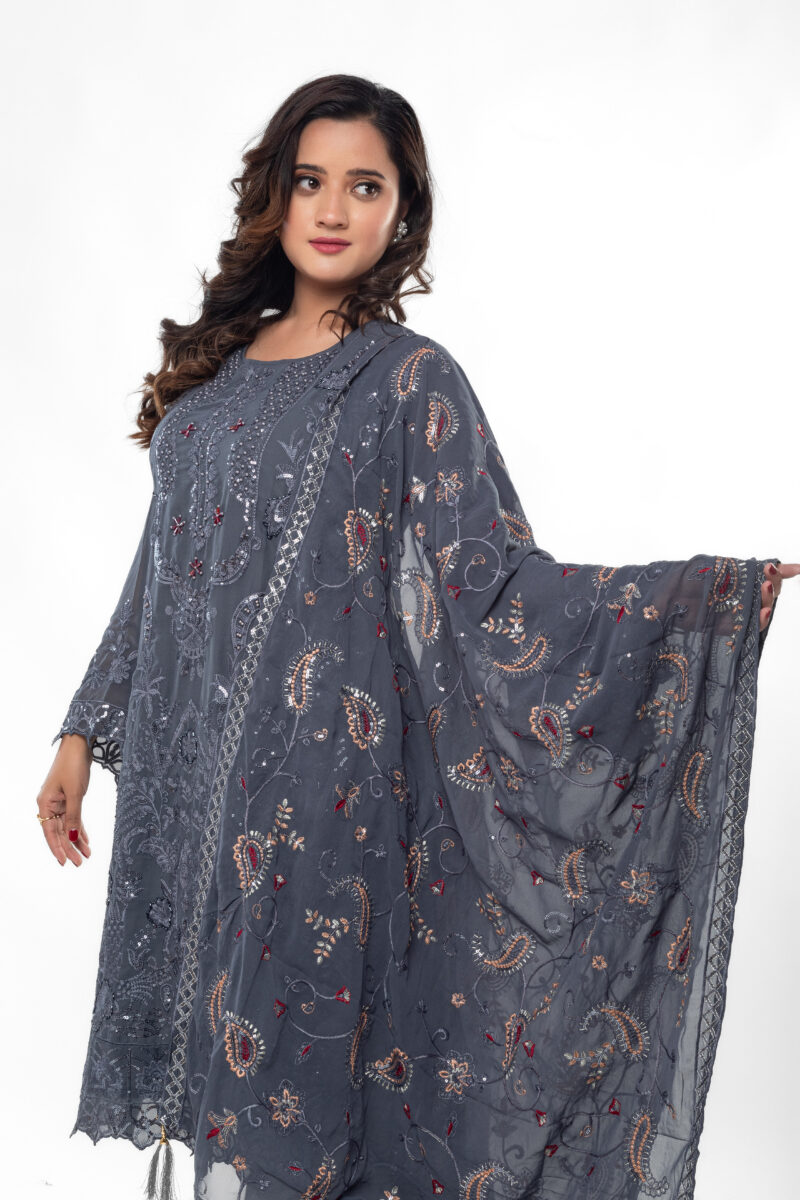 Pakistani-style Georgette Kurti Set by label by anusha