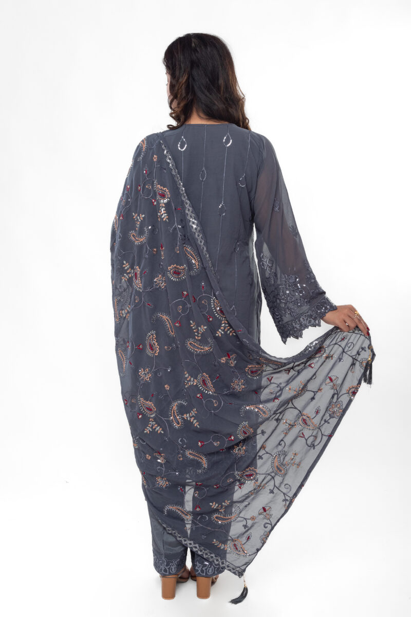 Pakistani-style Georgette Kurti Set by label by anusha