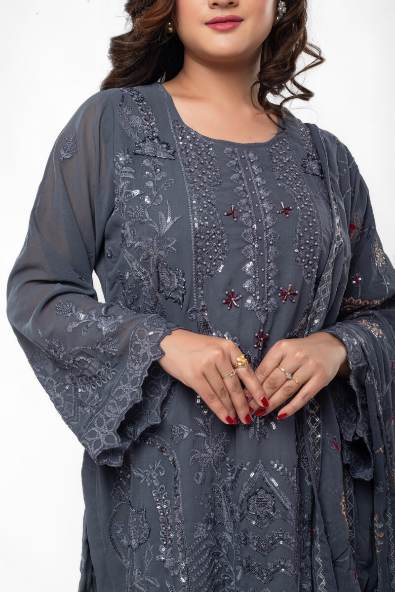 Pakistani-style Georgette Kurti Set by label by anusha