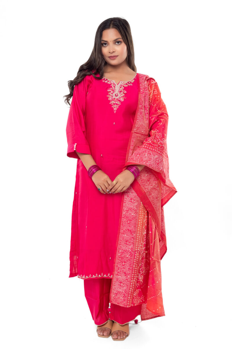 Roman Silk Kurta Pant with Dupatta LBA-047