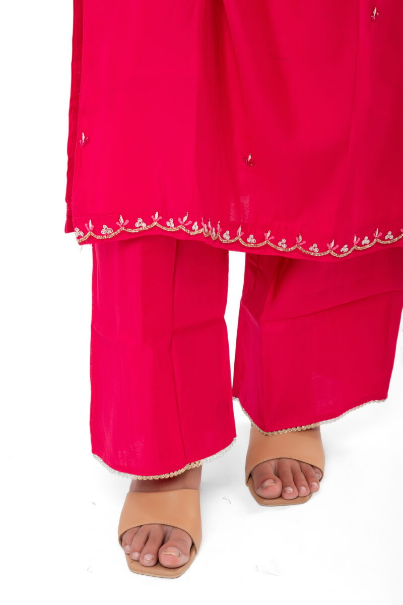 Roman Silk Kurta Pant with Dupatta LBA-047 - Image 6