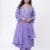Label by Anusha Women’s Pure Cotton Kurta Pant Set with Dupatta – Lavender (LBA-061)