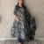 LABEL BY ANUSHA LBA-118 Black Printed Angrakha Anarkali Kurta Pant with Dupatta