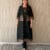 LBA-117 Women Ethnic Motifs Embroidered Regular A-Line Kurta with Trousers